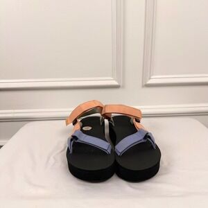 Teva Flatform Universal Sandals Womens 8 Multi Pastel Platform Strappy 1008844
